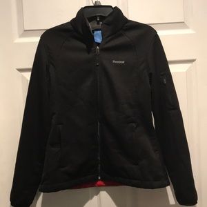 Reebok black fleece jacket